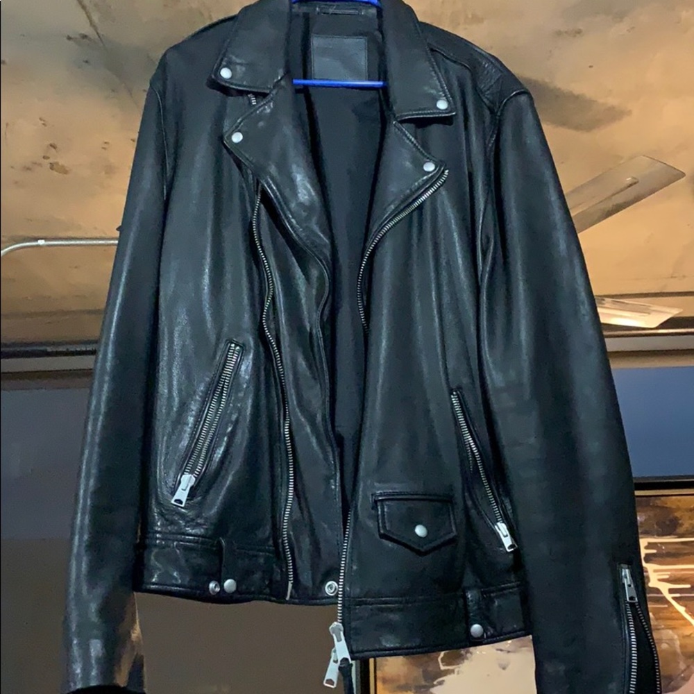 Men’s All Saints XXL Leather Jacket